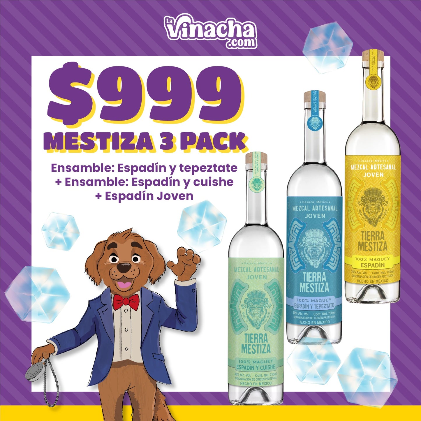 Super Pack Tierra Mestiza 3 Bot 750 ml.