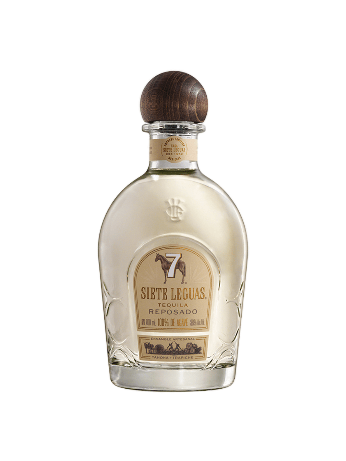 Tequila Siete Leguas Rep 100% Nva Pres 700 ml