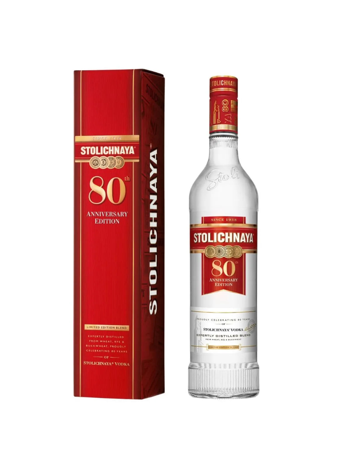 Vodka Stolichnaya 80 Anniversary 750 ml