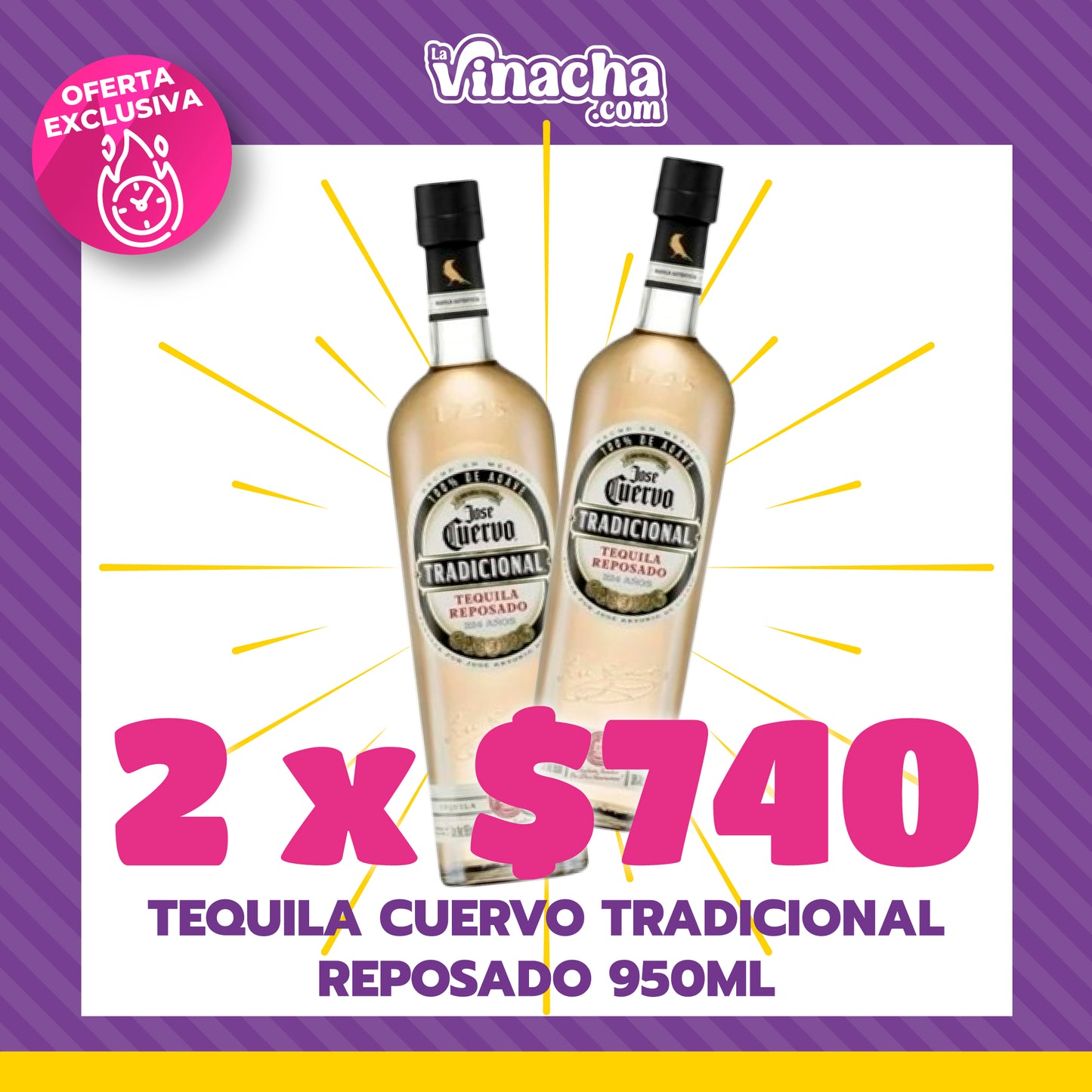 Duo Tequila Cuervo Especial 950 ml.