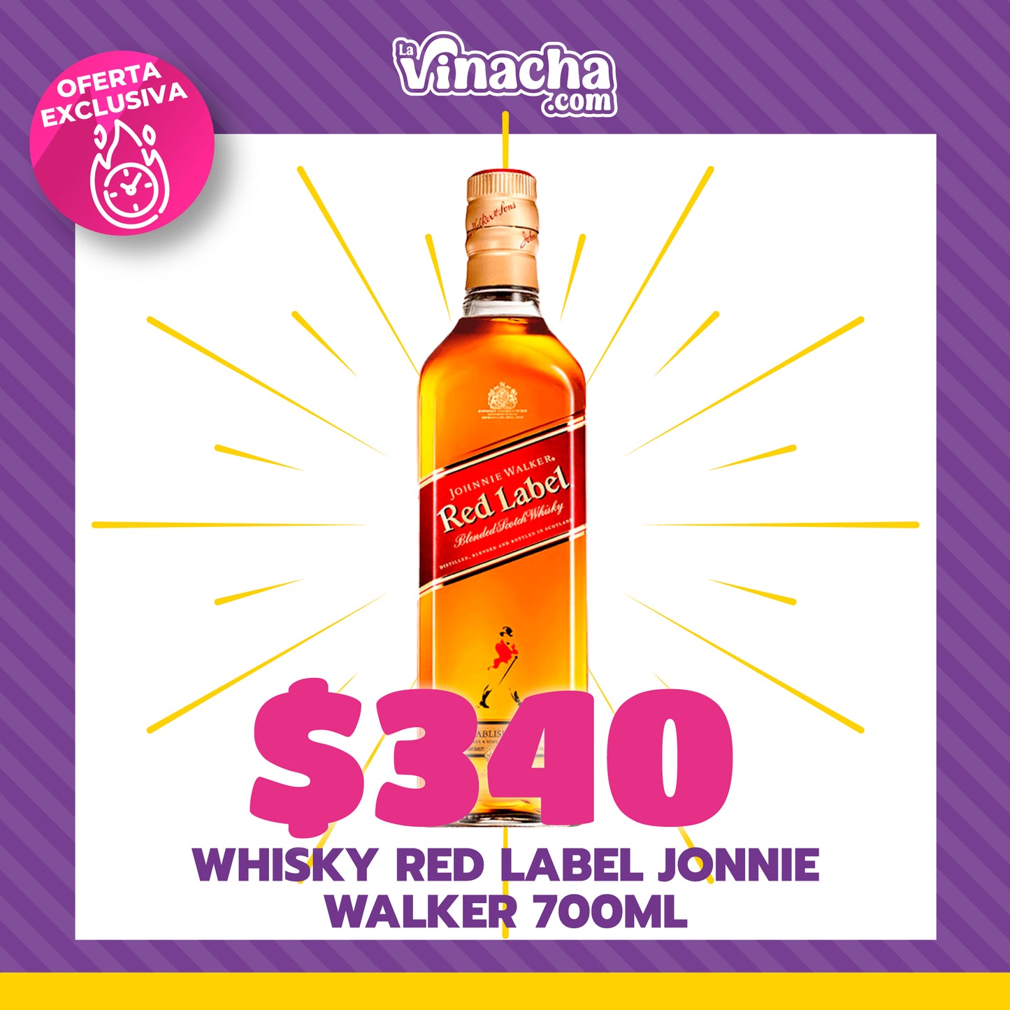 Whisky Johnnie Walker Red Label 700 ml