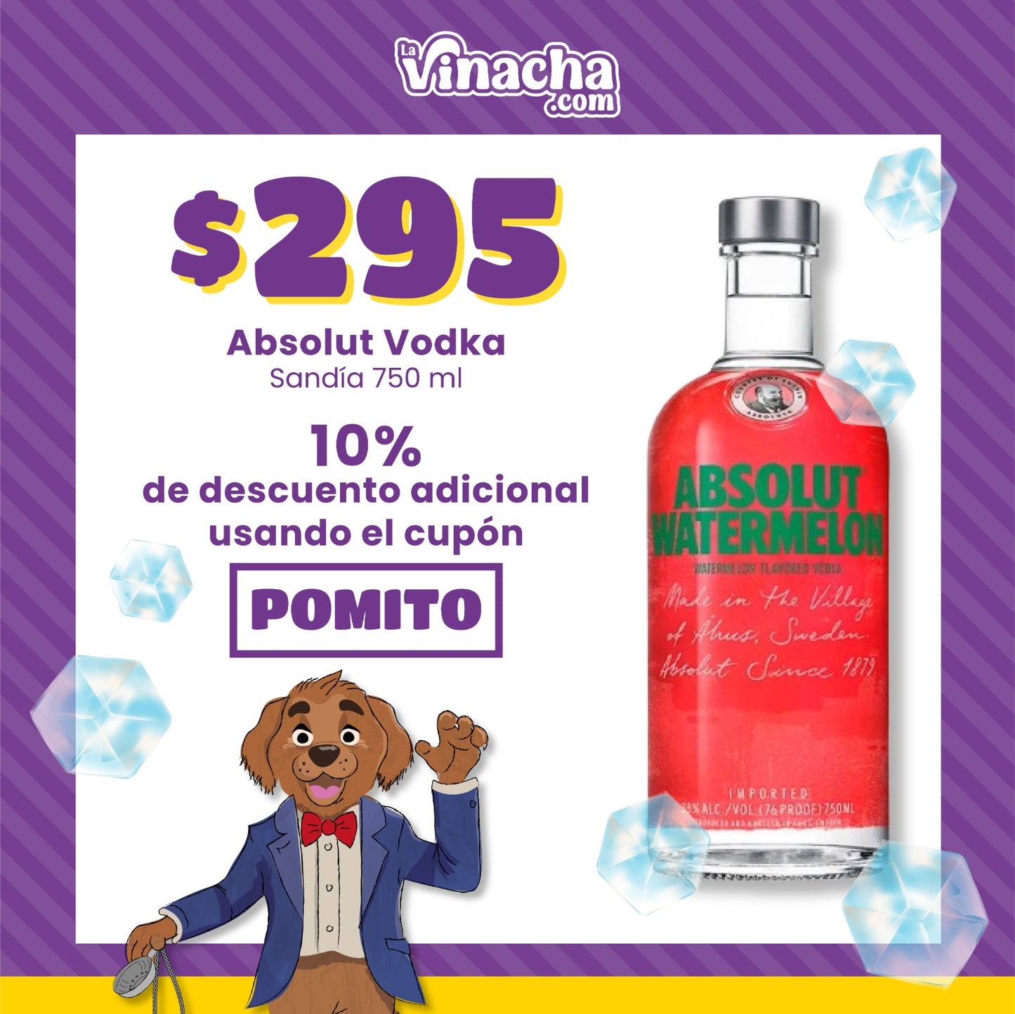 Vodka Absolut Watermelon 750 ml