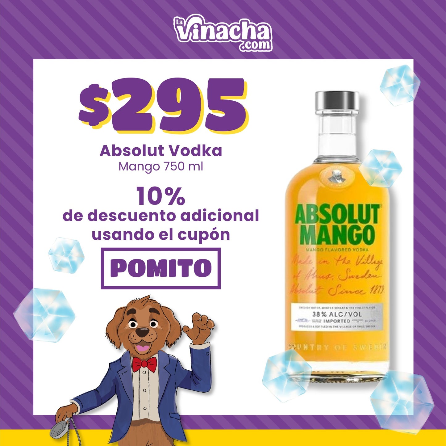 Vodka Absolut Mango 750ml