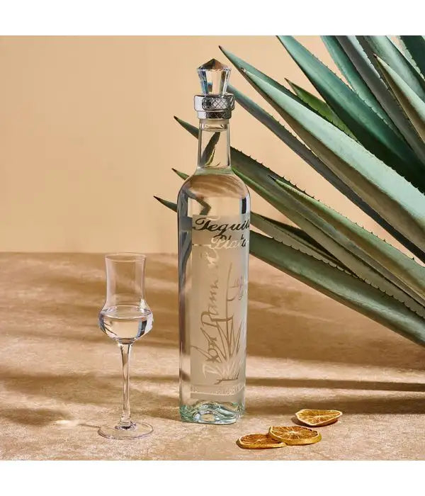 Tequila Don Ramón Plata punta diamante 750ml c/vasos