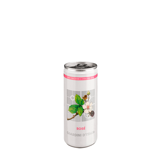 Vino rosado en lata 250ml