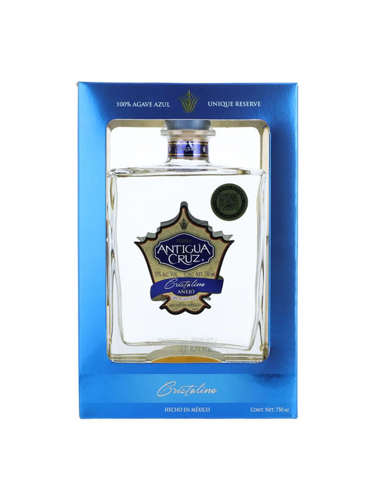 Tequila Antigua Cruz Añejo Cristalino 750ml