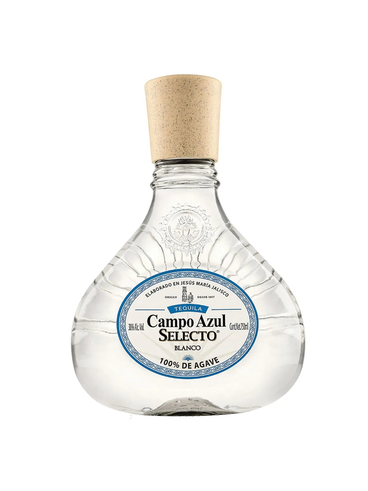 Tequila Campo Azul Selecto Blanco 750ml
