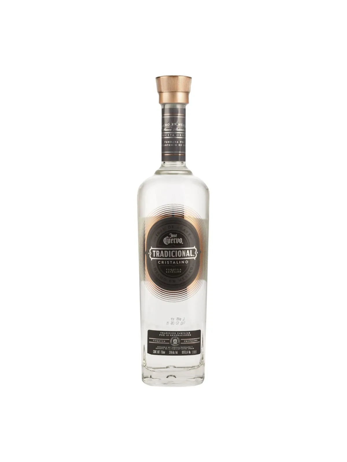 Tequila Cuervo Tradicional Reposado Cristalino 750 ml