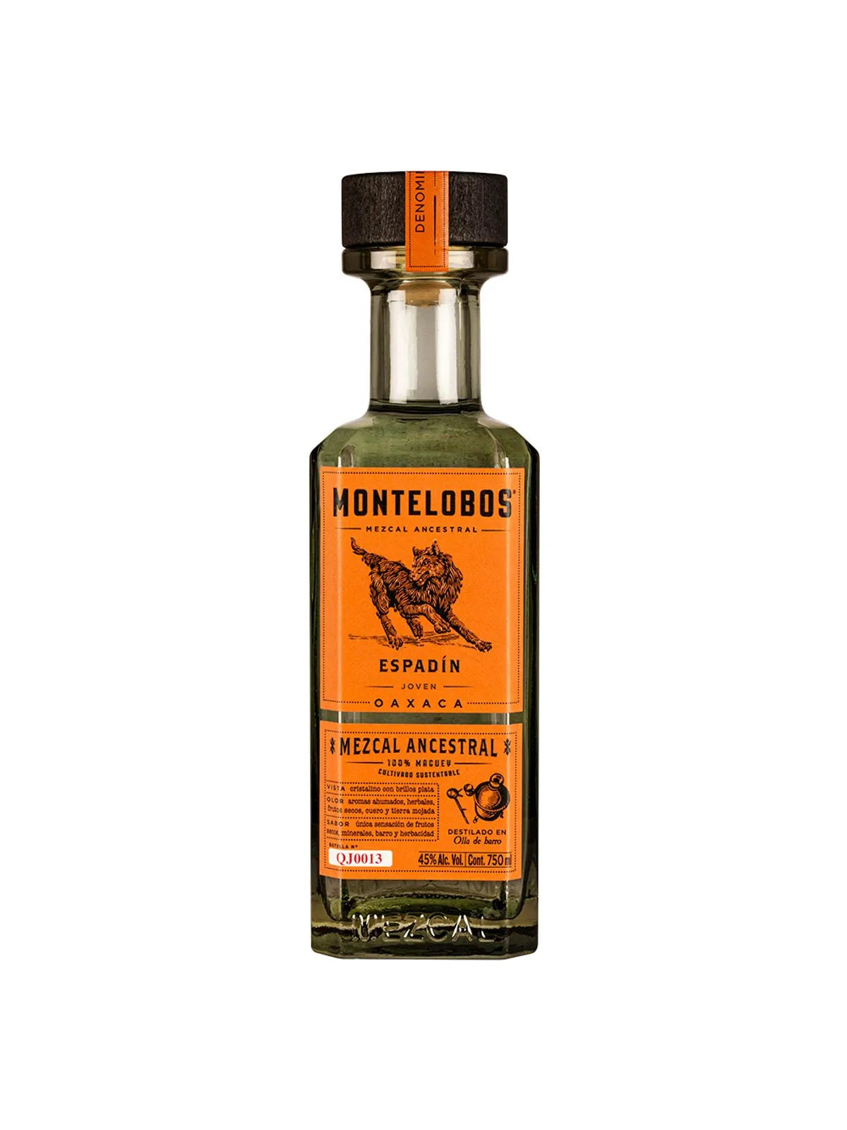 Mezcal Montelobos Joven Espadin Ancestral 750ml
