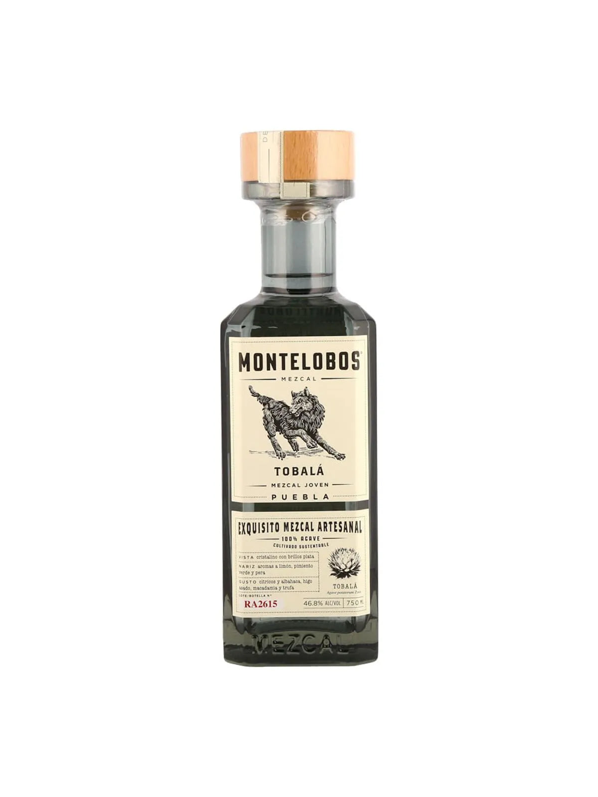 Mezcal Montelobos Joven Tobala 750 ml