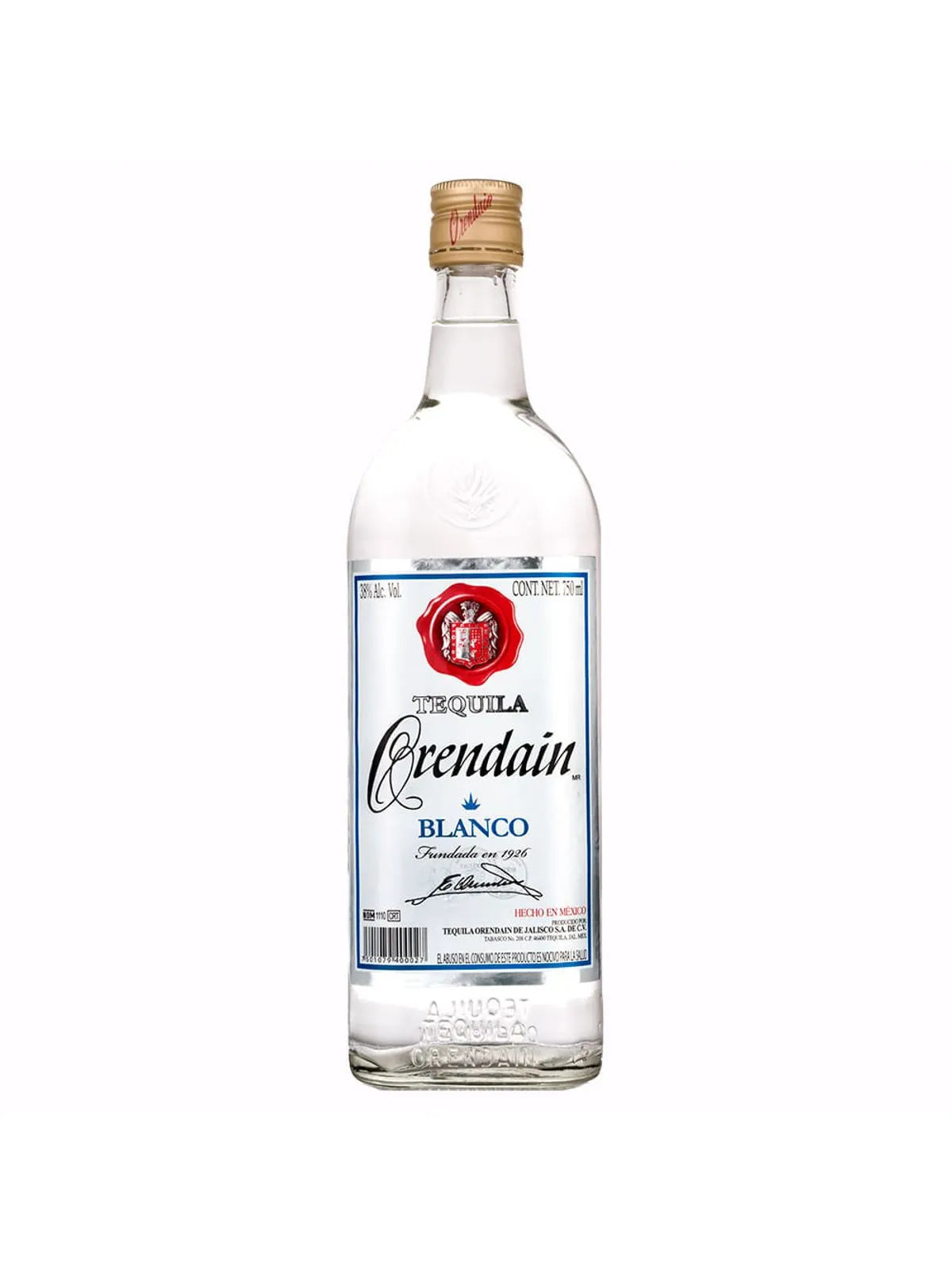 Tequila Orendain Blanco 1L