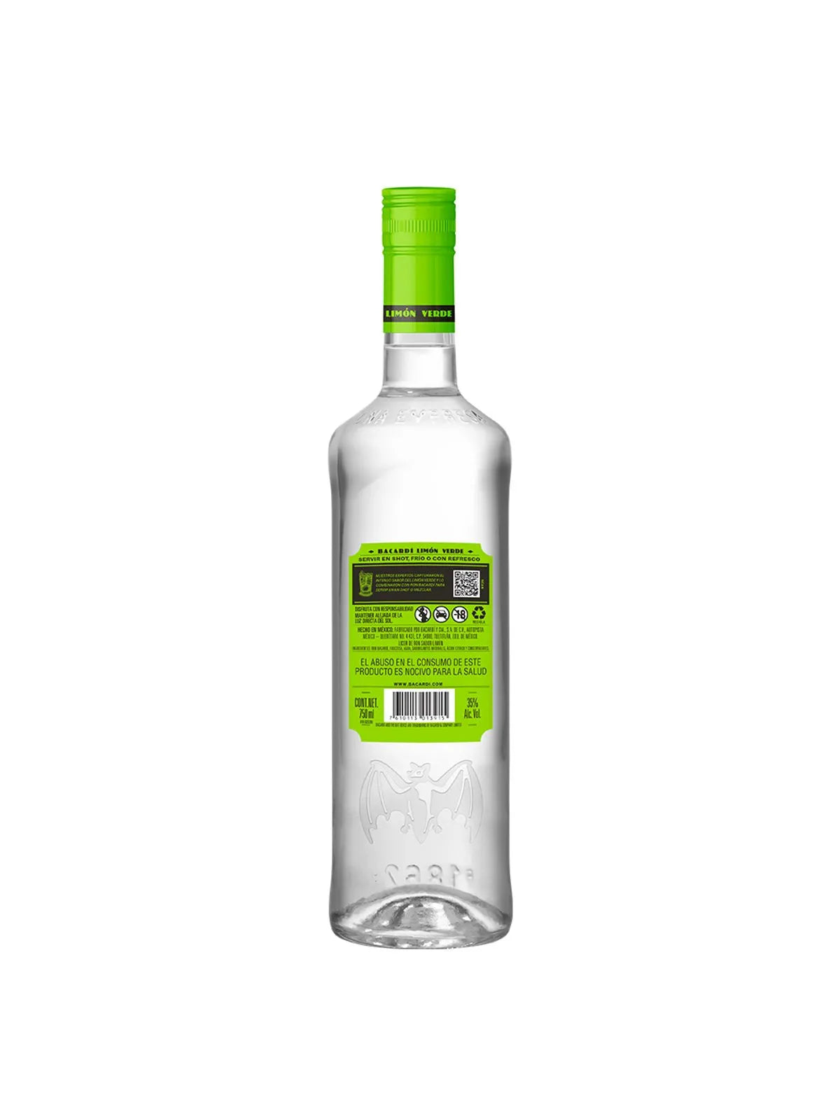 Licor Bacardi De Ron Limon Verde 750ml