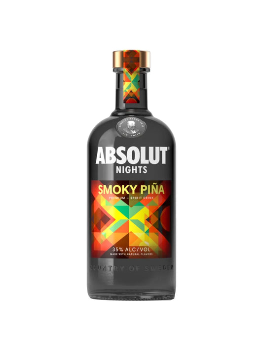 Licor de Vodka Absolut Nights Smoky Piña 700ml