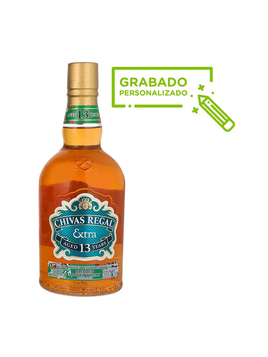 Whisky Chivas Regal Extra 13 Años Tequila 750 ml Grabado