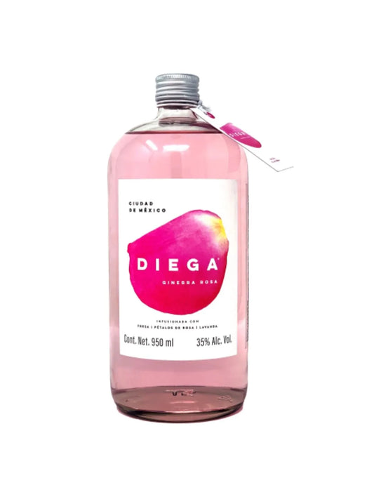 Ginebra Diega Rosa 950ml