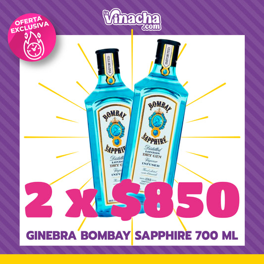 DUO Ginebra Bombay 700 ml.