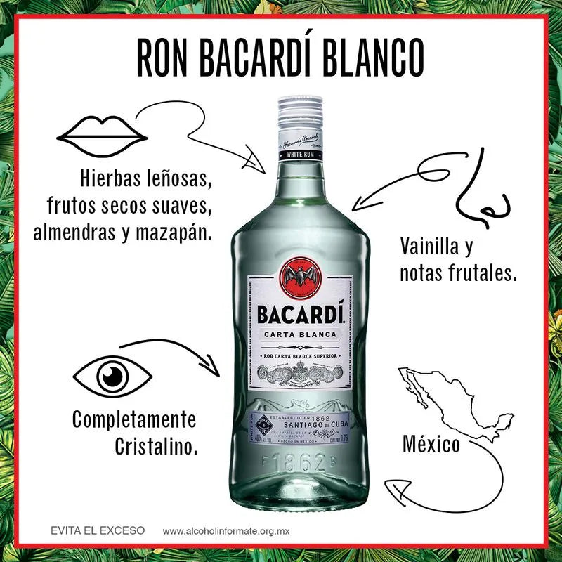 Ron Bacardi Blanco 1750ml