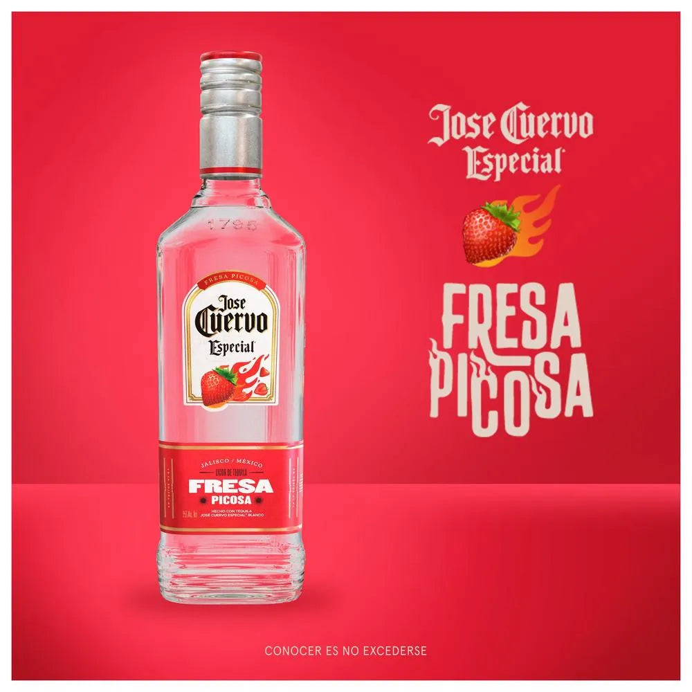 Licor De Tequila Cuervo Especial Fresa Picosa 700 ml